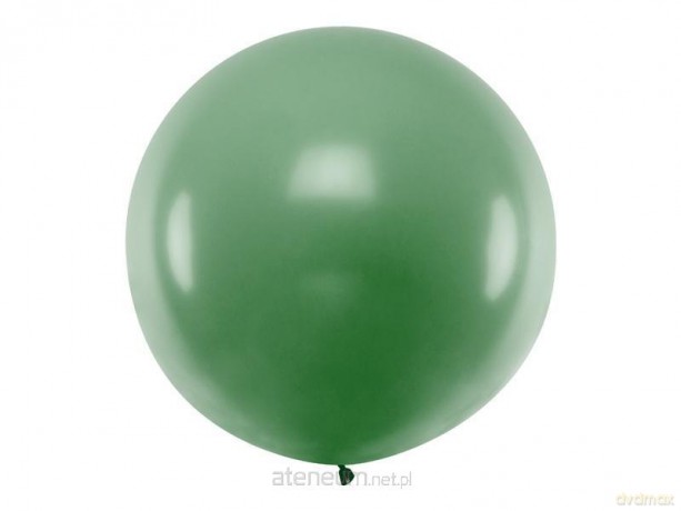 Balon okrągły Pastel Dark Green 1m