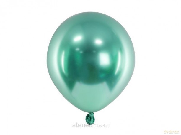 Balony Glossy butelkowa zieleń 12cm 50szt