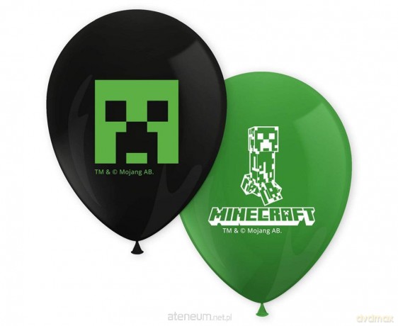 Balony Minecraft 8szt