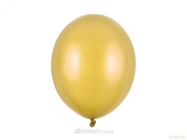 Balony Strong Metallic Gold 30cm 10szt