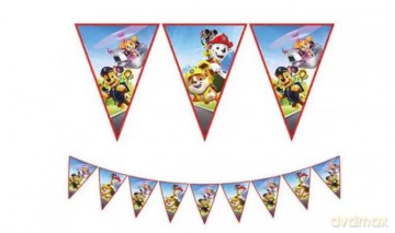 Banner Paw Patrol Rescue Heroes flagi 9szt
