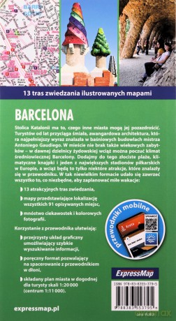 Barcelona light: przewodnik + mapa [KSIĄŻKA]