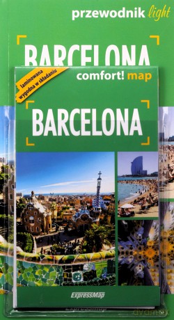 Barcelona light: przewodnik + mapa [KSIĄŻKA]