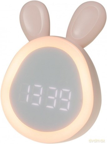 Budzik zajączek różowy