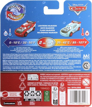 Cars. Auto zmieniające kolor JBM64