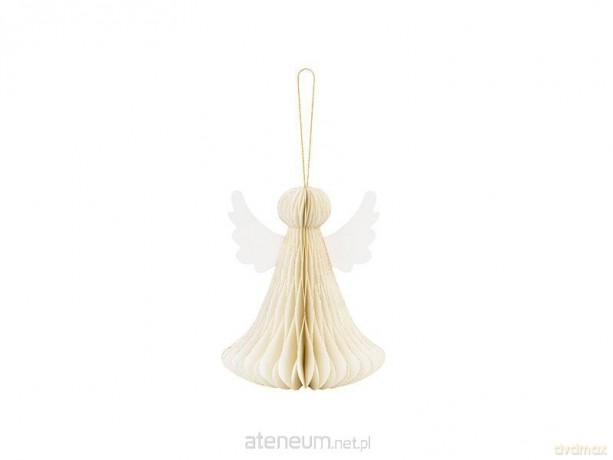 Dekoracja papierowa honeycomb Aniołek 15cm
