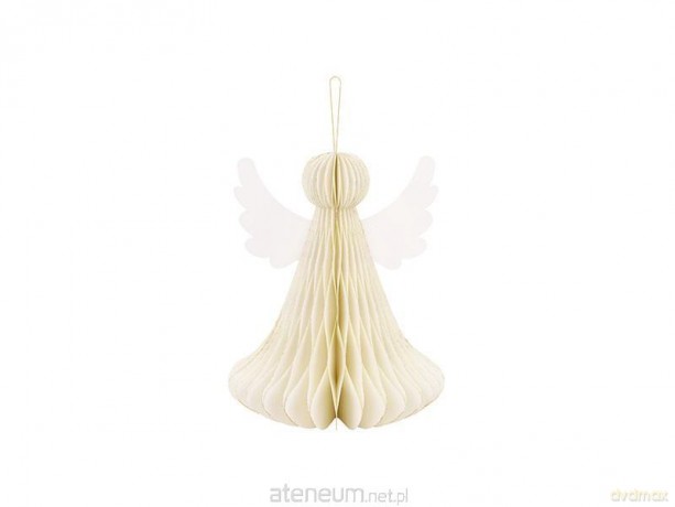 Dekoracja papierowa honeycomb Aniołek 24cm