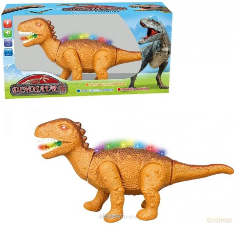 Dinozaur chodzący na baterie z głosem