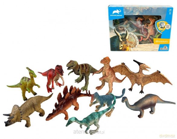 Dinozaury 10szt Animal Planet [FIGURKA]