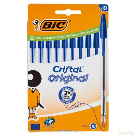 Długopis Cristal Original 10szt niebieski