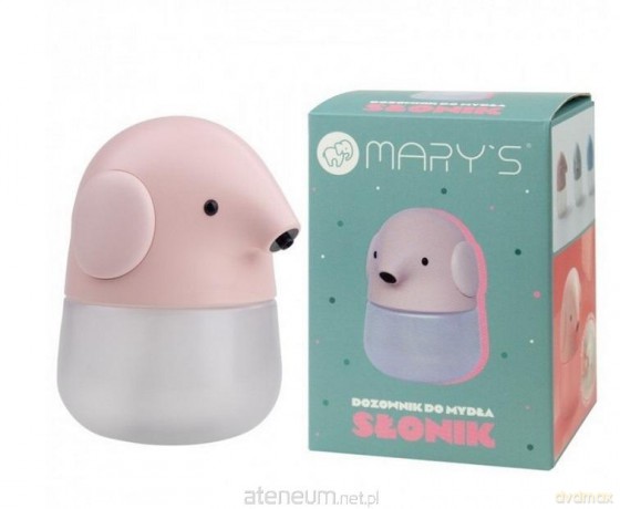 Dozownik do mydła słonik różowy