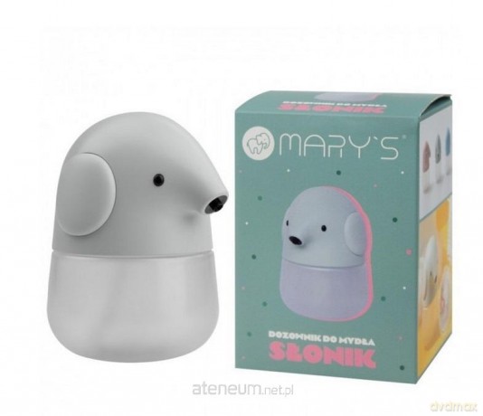 Dozownik do mydła słonik szary