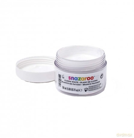 Farba do malowania twarzy i ciała biała 50ml