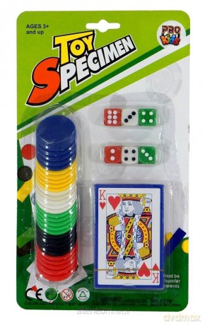 Gra karty kości żetony [KARTY]