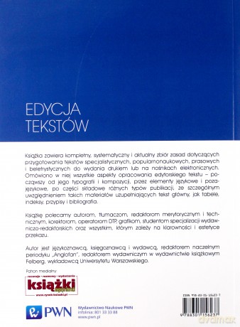 Edycja tekstów. Praktyczny poradnik [KSIĄŻKA]