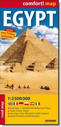 Egypt 1:2 500 000 laminowana mapa samochodowa [KSIĄŻKA]