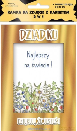 Karnet ramka Dziadek Las