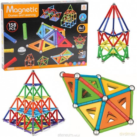 Klocki magnetyczne 158el [KLOCKI]