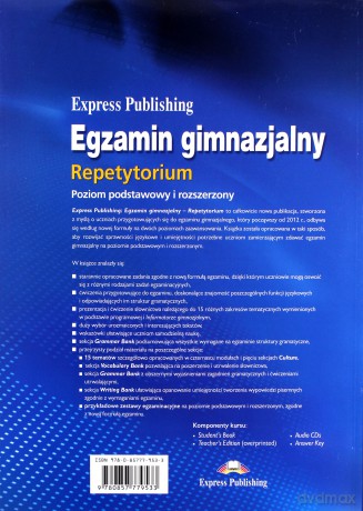 Egzamin gimn. - repetyt. Poziom P+R EXP PUBLISHING [KSIĄŻKA]