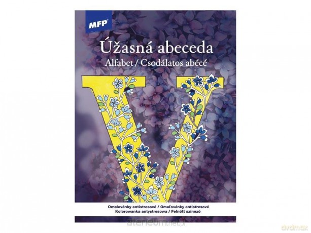 Kolorowanka antystresowa Alfabet 210x290mm 32s