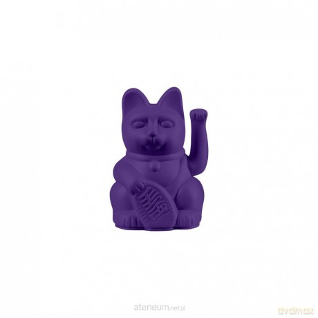 Kot szczęścia mini fioletowy 9,8cm [FIGURKA]