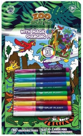 Książeczka z magicznymi mazakami Safari [KSIĄŻKA]