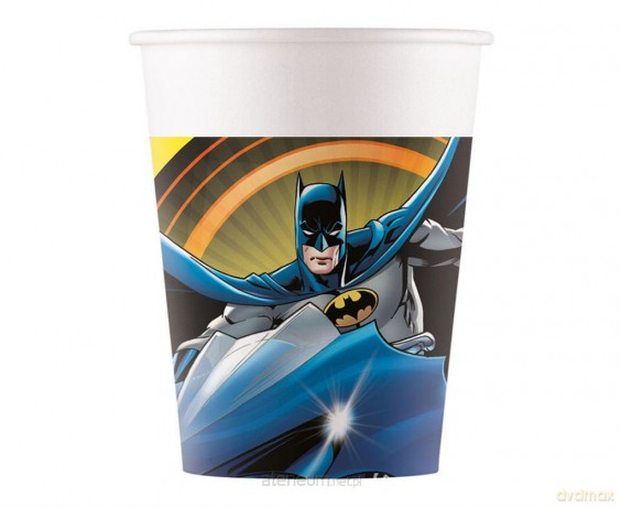 Kubeczki papierowe Batman 200ml 8szt