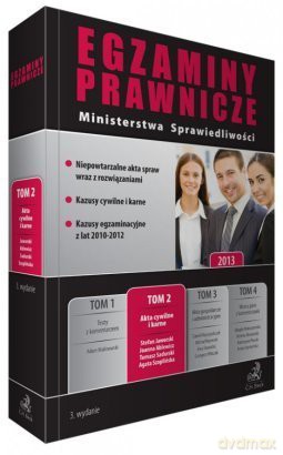 Egzaminy prawnicze Ministerstwa Sprawiedl. 2013 T2 [KSIĄŻKA]