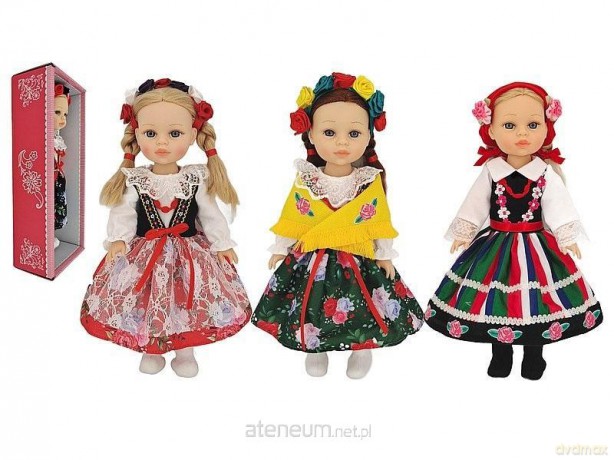 Lalka 38cm w stroju ludowym MIX