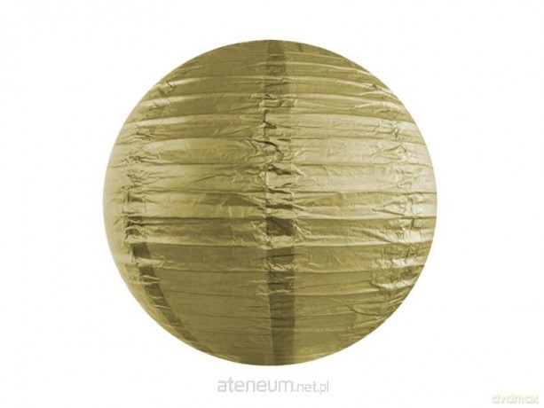 Lampion papierowy złoty 35cm