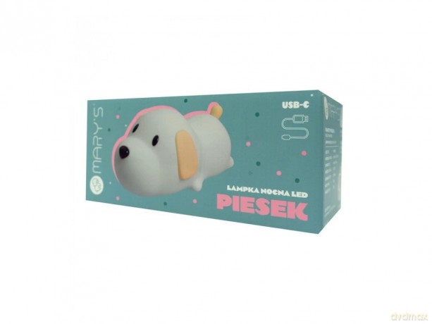 Lampka nocna LED piesek