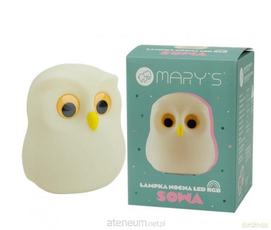 Lampka nocna LED sowa