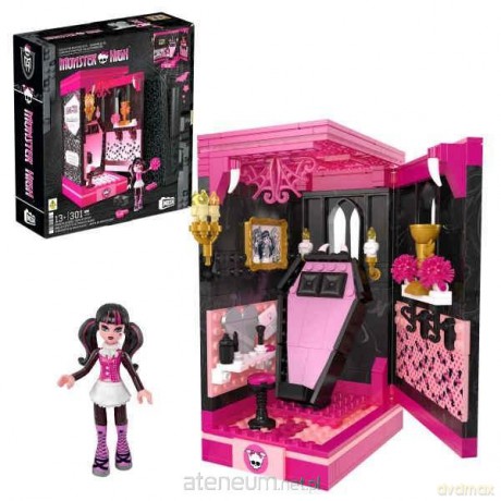 Mega Monster High Książkowa krypta Draculaury [FIGURKA]