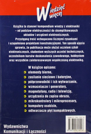 Elektronika - Wiedzieć więcej wyd. 3 WKŁ [KSIĄŻKA]
