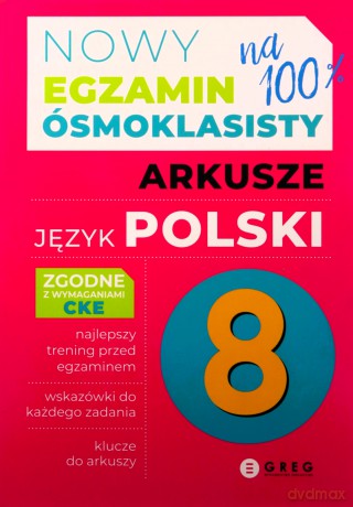 Nowy Egzamin ósmoklasisty J. polski Arkusze 2024 [KSIĄŻKA]