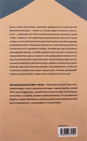 O przebudzenie. Artykuły, reportaże, przemówienia - Stanisław Dubois [KSIĄŻKA]