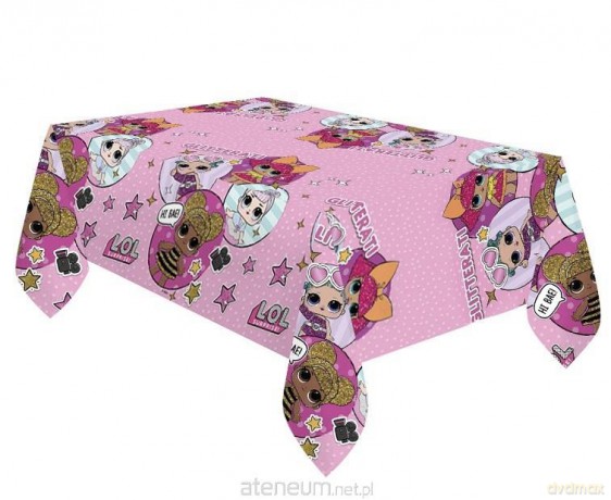 Obrus plastikowy LOL Glitterati 120x180cm