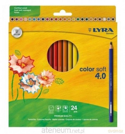 Ołówek Color Soft 4.0 Hangable 24 kolory