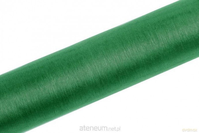 Organza Gładka sz. zieleń 0,16x9m