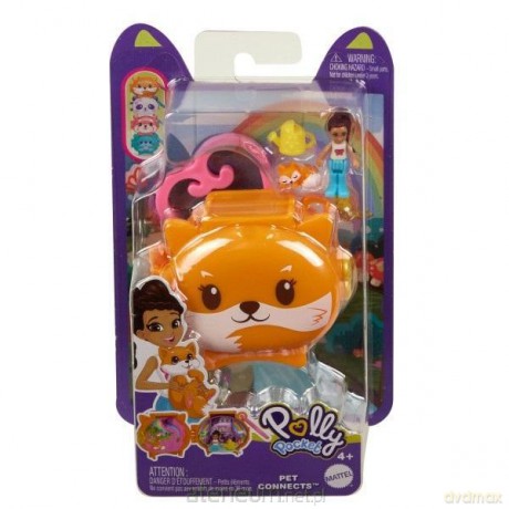 Polly Pocket Pet Connects Fox HRD39 [FIGURKA]