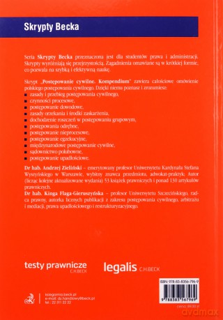 Postępowanie cywilne. Kompendium z testami online [KSIĄŻKA]