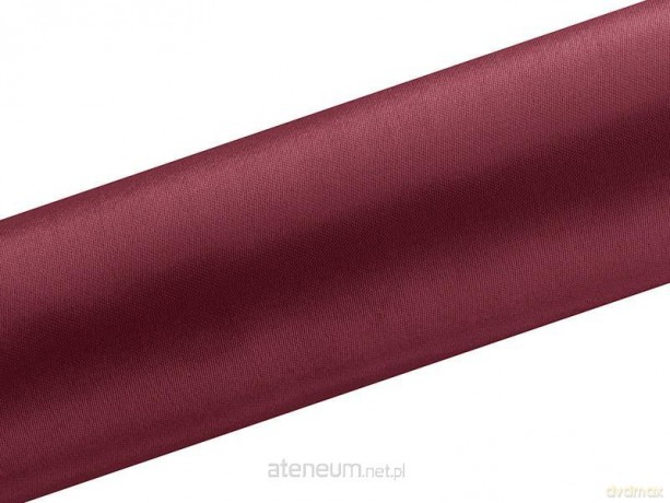 Satyna gładka bordo 0,16x9m