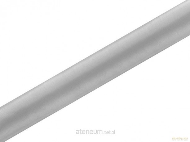 Satyna gładka srebrny 0,36x9m