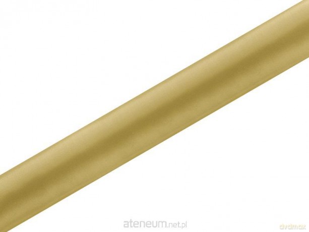 Satyna gładka złoty 0,36x9m