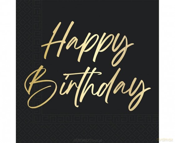 Serwetki papierowe Happy Birthday 33x33cm 20szt