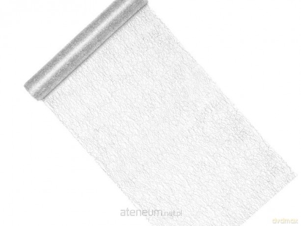 Siatka dekoracyjna Fibra srebrny 0,36x9m