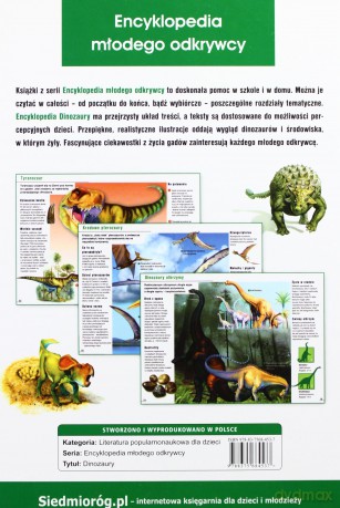 Encyklopedia młodego odkrywcy Dinozaury [KSIĄŻKA]