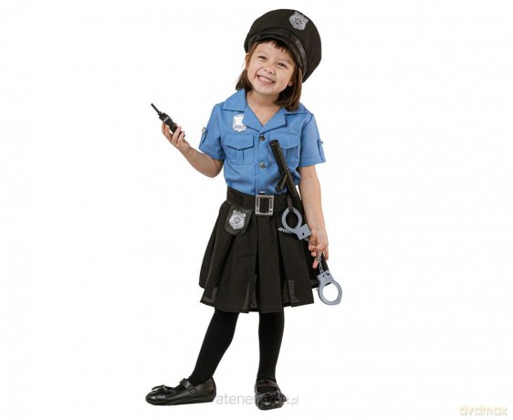 Strój Niebieska Policjantka rozm 92/104cm