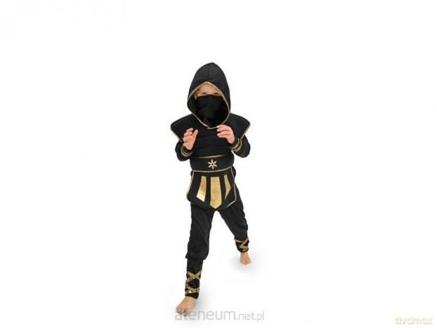 Strój Ninja czarny rozm. 96-116cm