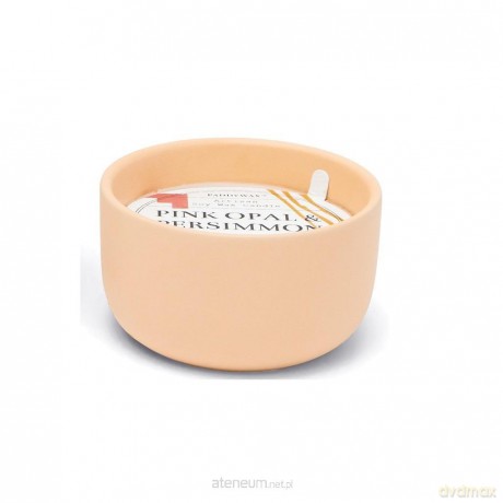 Świeca sojowa ceramiczna Pink Opal + Persimmon 99g